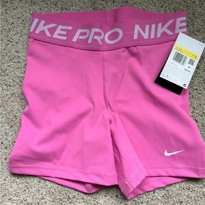 Nike Pro Women's Hot Pink Compression Bike Shorts